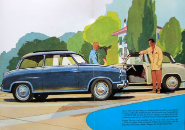 Lloyd LP 600 Modelprogram 1958 Carbrochure (10134)